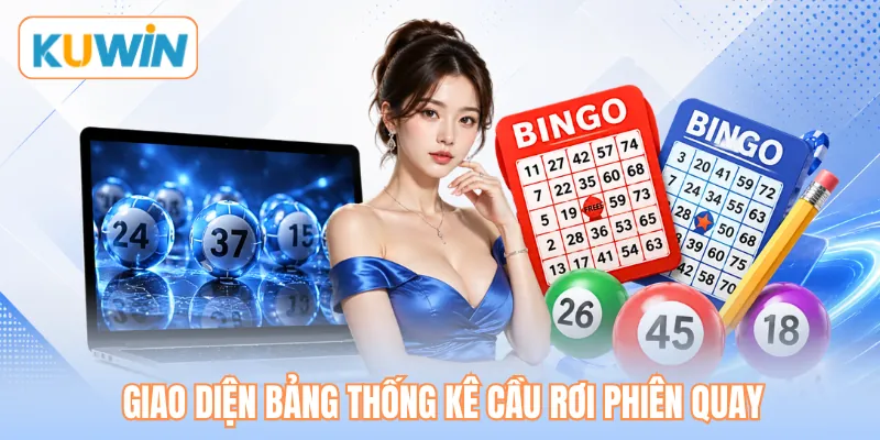 Giao diện bảng thống kê cầu rơi phiên quay Giao diện bảng thống kê cầu rơi phiên quay